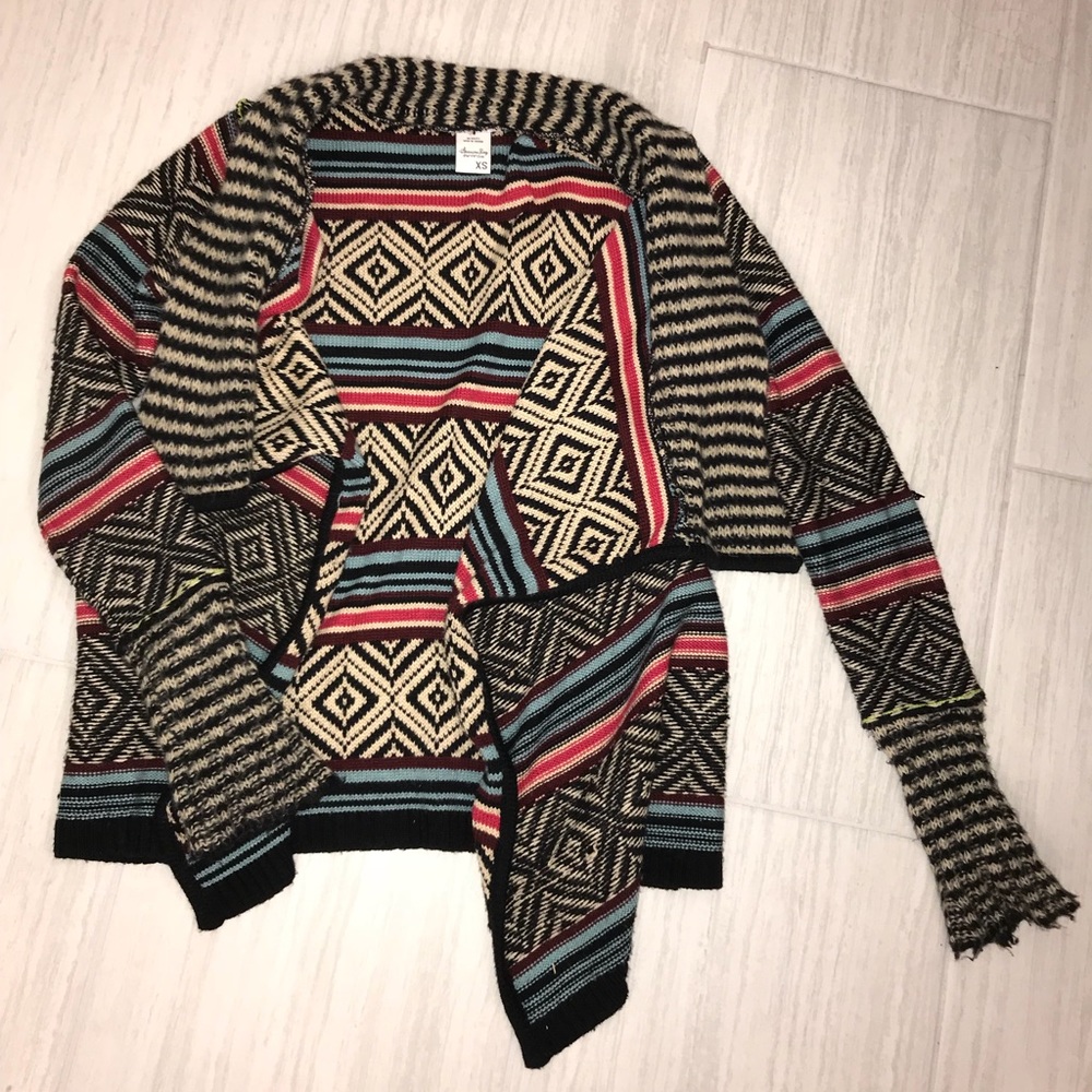 Patterned cardigan